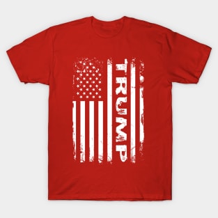 Trump US Flag T-shirt T-Shirt